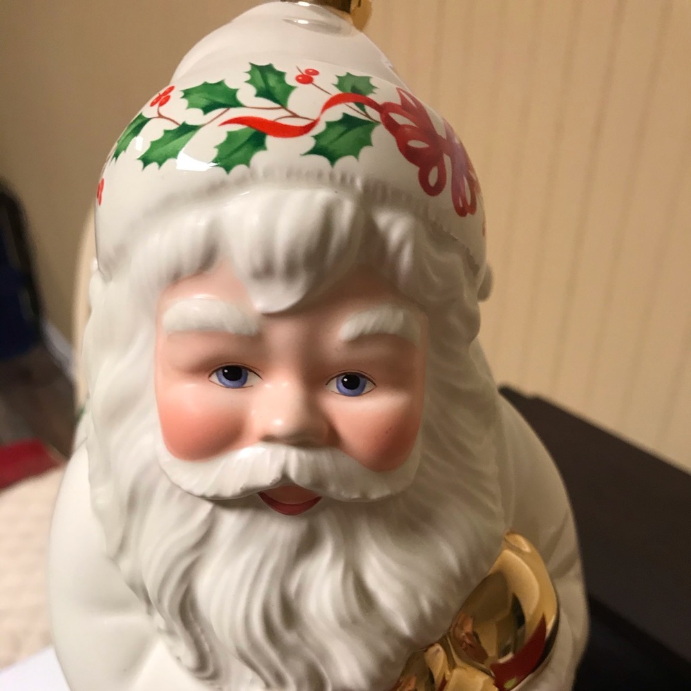 Lenox Santa cookie jar